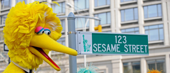 sesame street sign