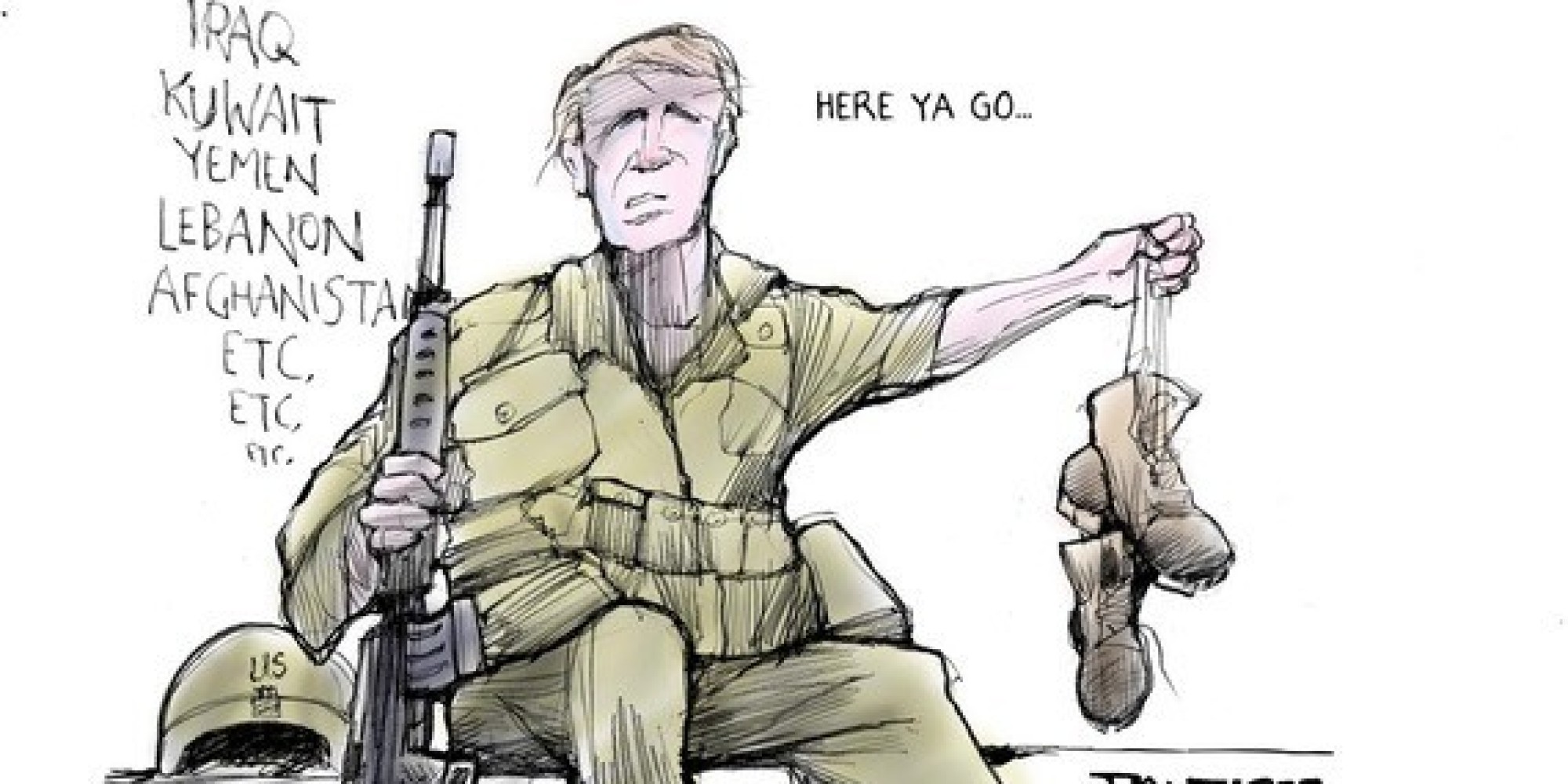 Boots on the ground huffpost