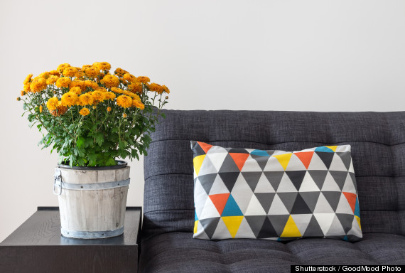 sofa table flowers