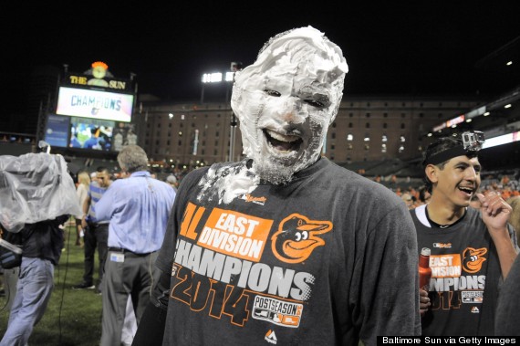 The Orioles Celebrated Their Division Title With A Ridiculous Amount Of Pies