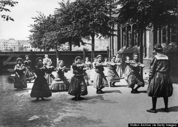 woman exercising 1900s