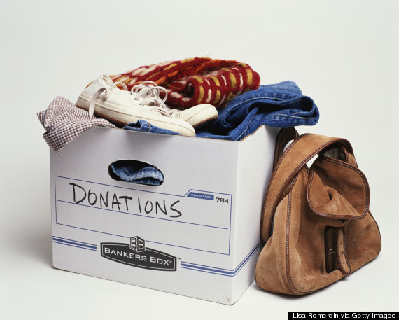 clothing donation bag