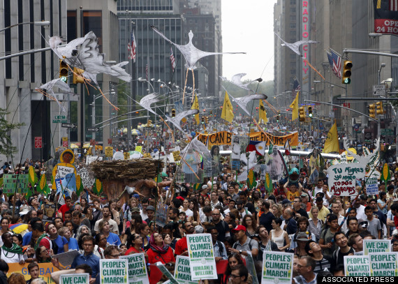 Hundreds Of Thousands Turn Out For People S Climate March In New York