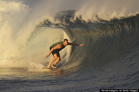 fiji surfing