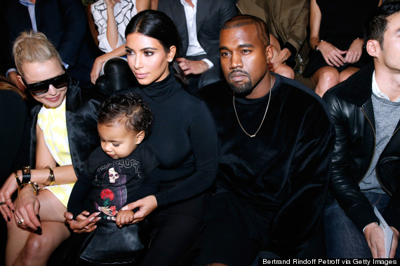 north west balenciaga show