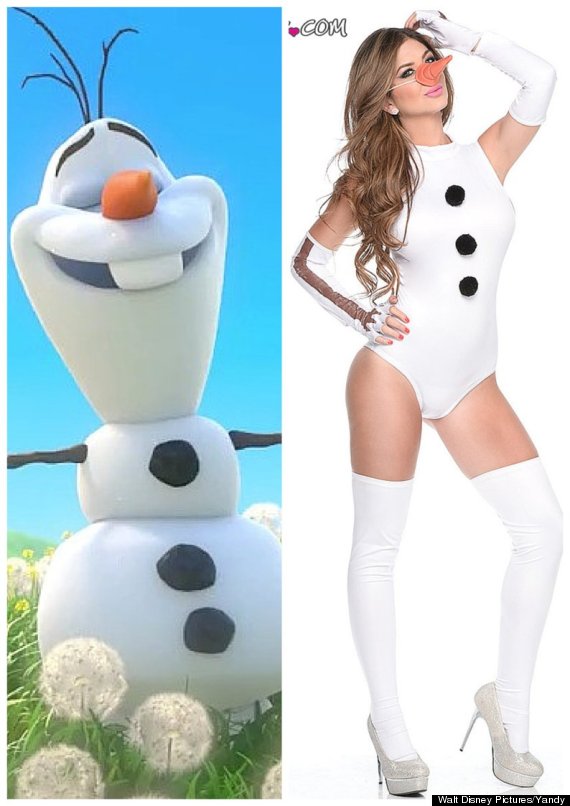 sexy olaf costume