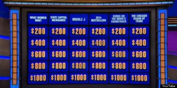 'Jeopardy!' 'What Women Want' Category Is A Major Sexist Fail | HuffPost