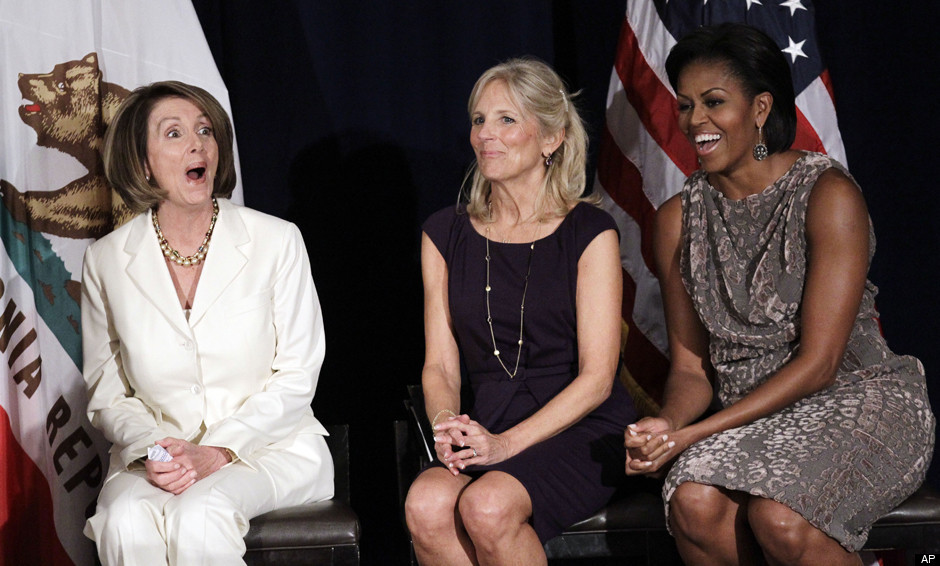 Michelle Obama, Jill Biden & Nancy Pelosi Take The West Coast In Style ...