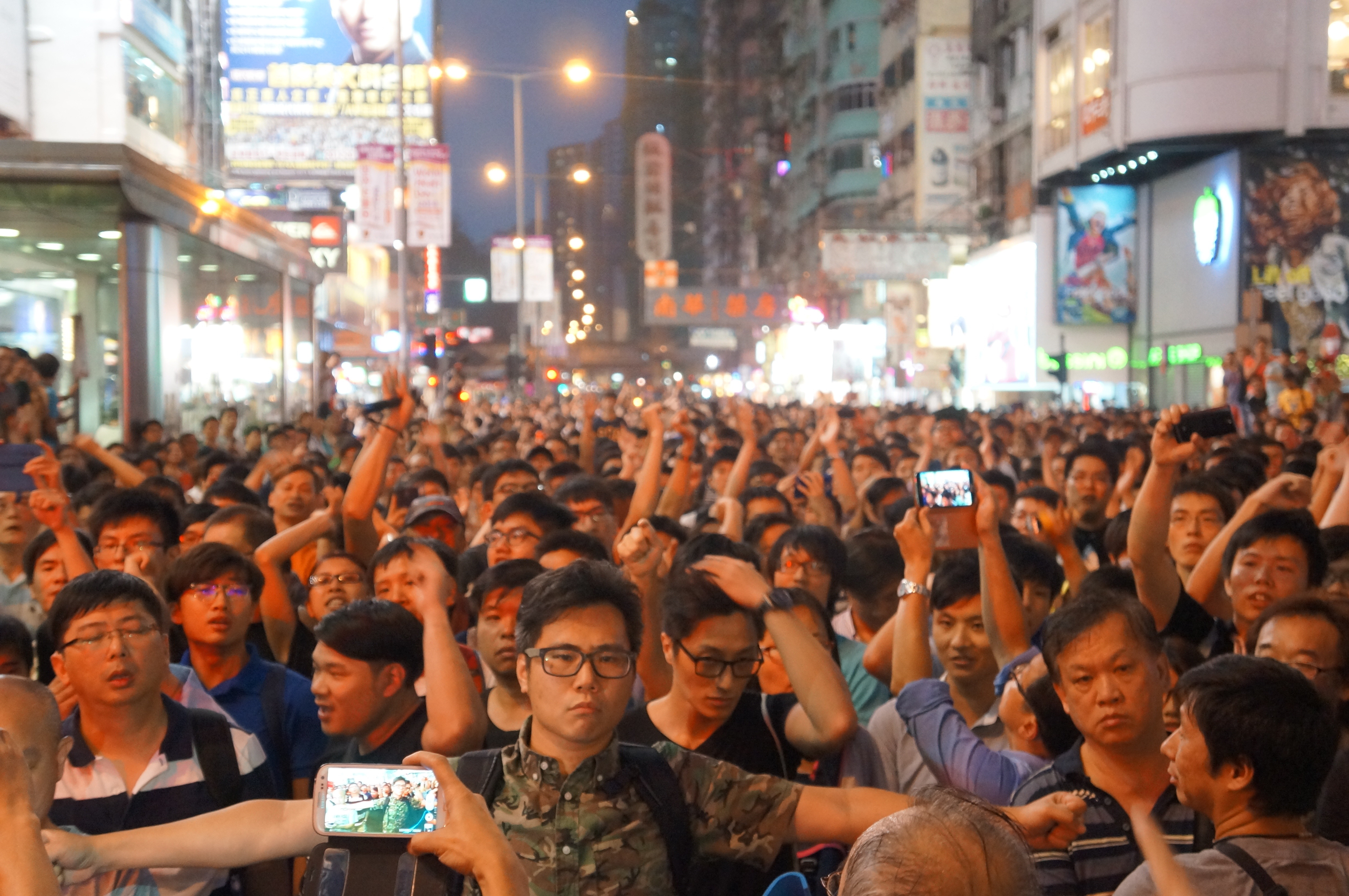 mong kok showdown