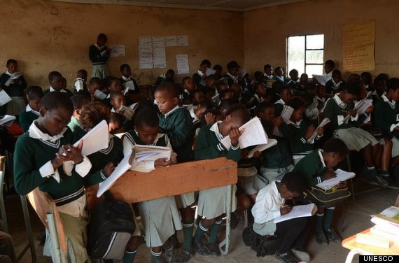 overcrowded classroom