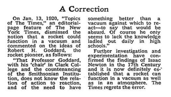 goddard retraction