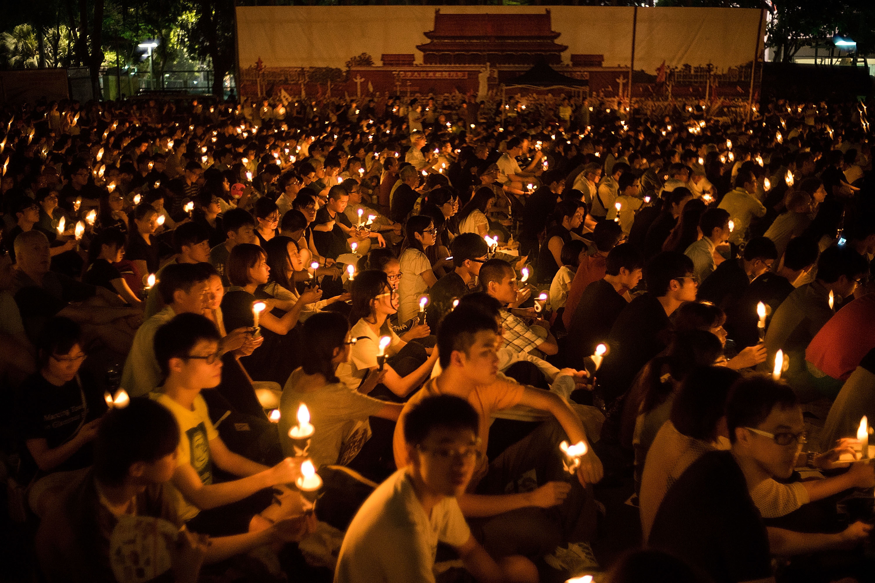 hong kong tiananmen vigil