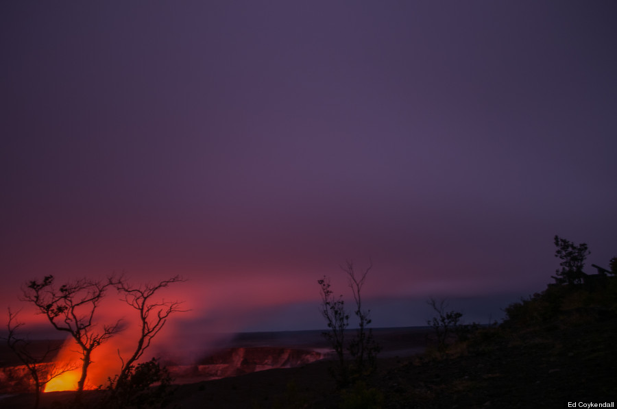 purple crater