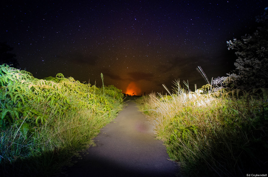 path to crater