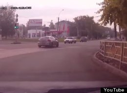 Watch The Moment A Russian Policeman Hitched A Ride For A High-Speed ...