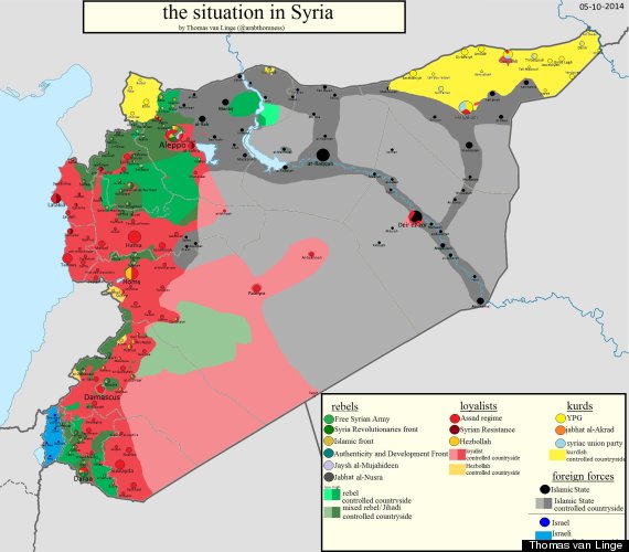 syria map