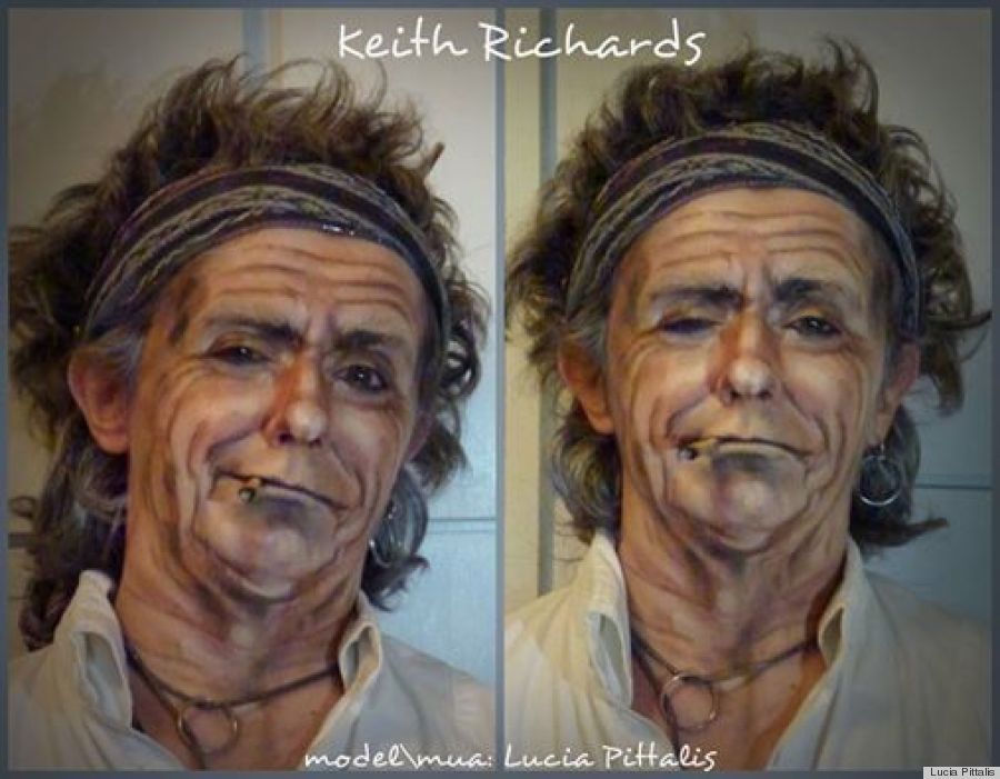 keith richards makeup