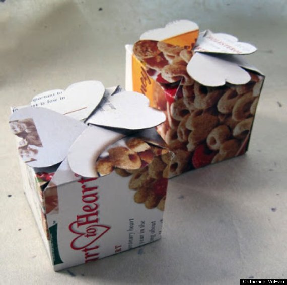 cereal box gift wrap