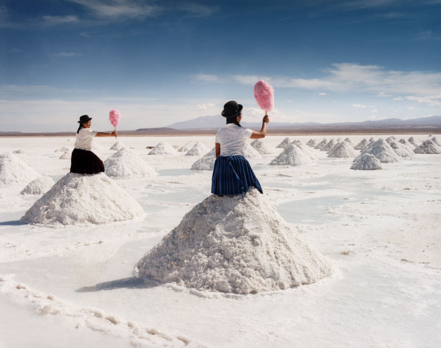 which country has the largest salt flats in the world