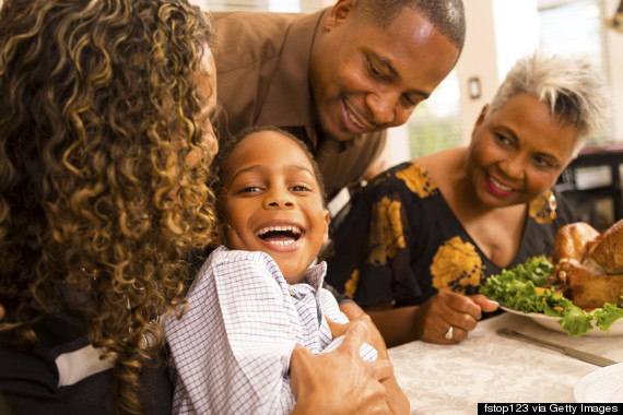 family laughing