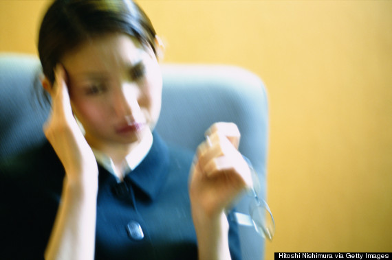 black woman sick office