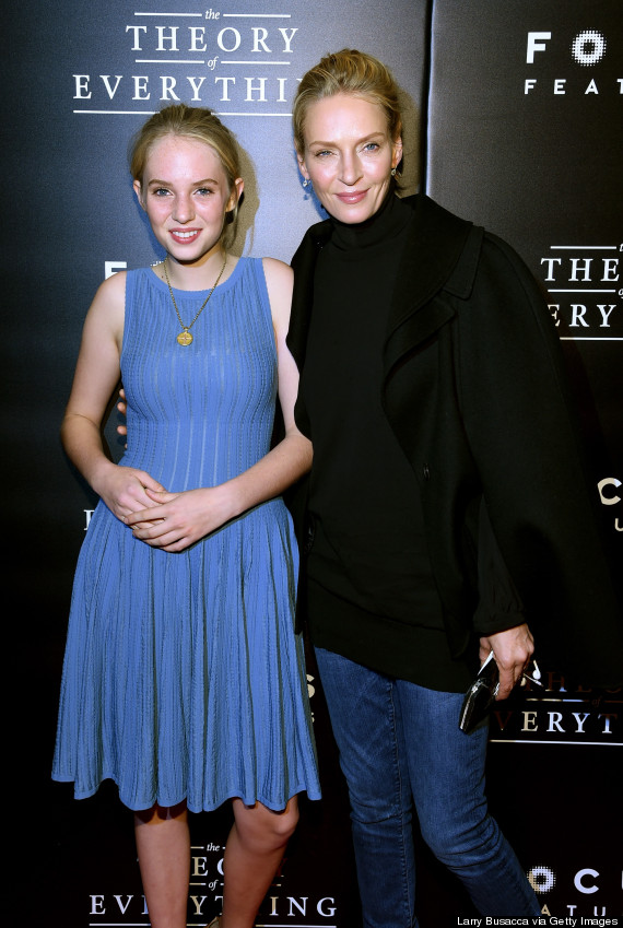 Uma Thurman's Daughter Is A Double Of Her Famous Mum At 'The Theory Of ...