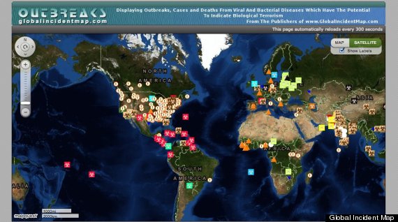 Global Incident Map Shows Crises As They Happen