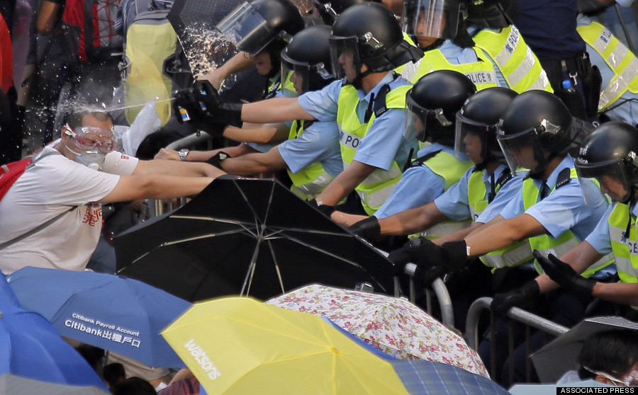 hong kong pepper spray