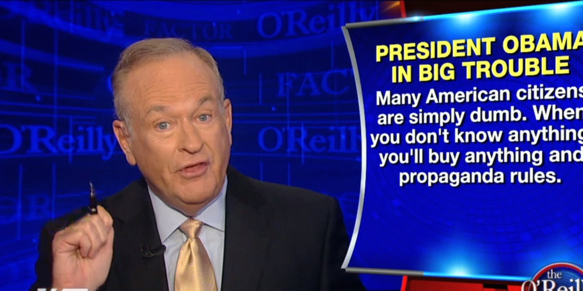 Bill O'Reilly Says Many Americans Are 'Simply Dumb' Ahead Of Elections ...