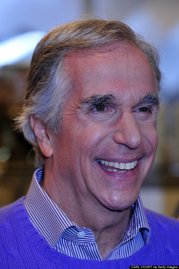 henry winkler as the fonz in happy days