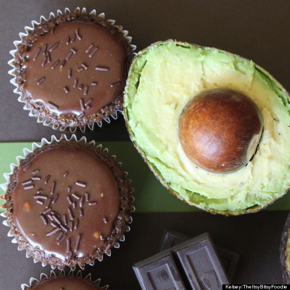 avocado cupcake