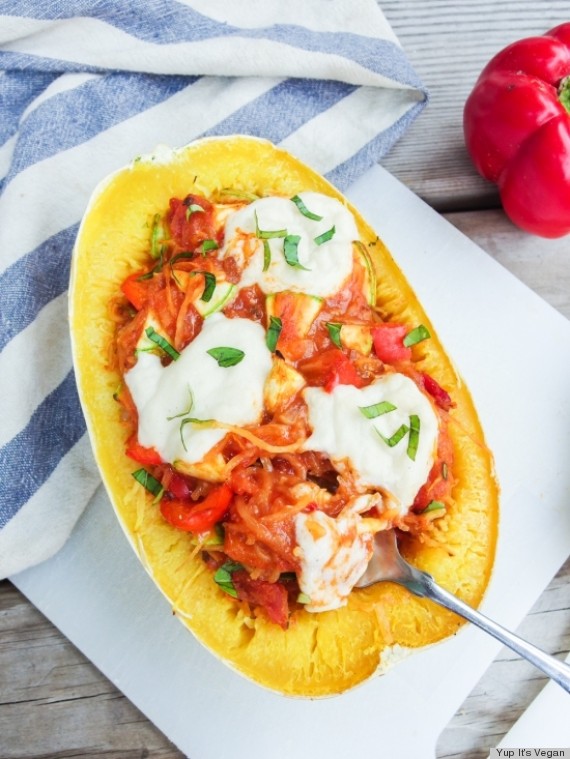 pizza stuffed spaghetti squash