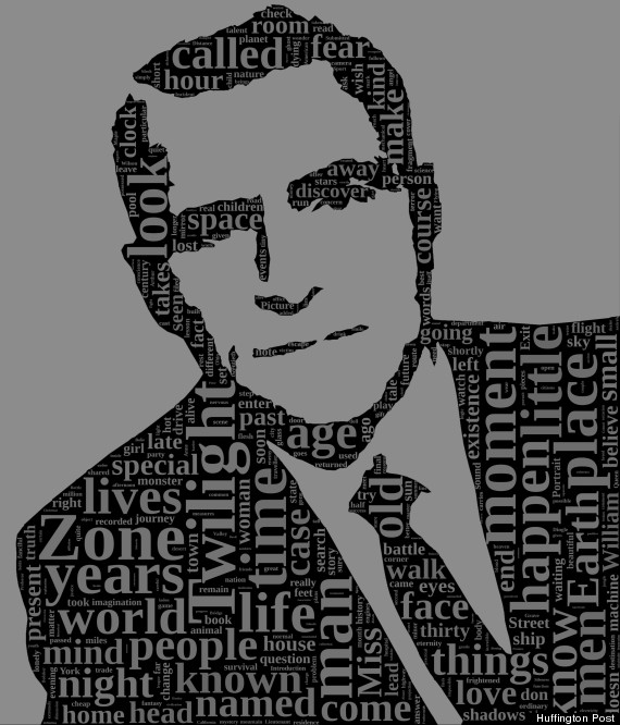 twilight zone rod serling word cloud