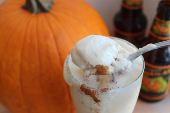 pumpkin beer float