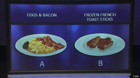 own oprah winfrey show breakfast eggs bacon