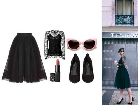 black tutu skirt outfit