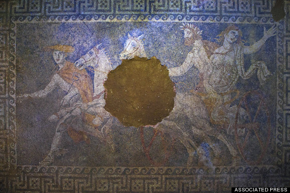 tomb mosaic
