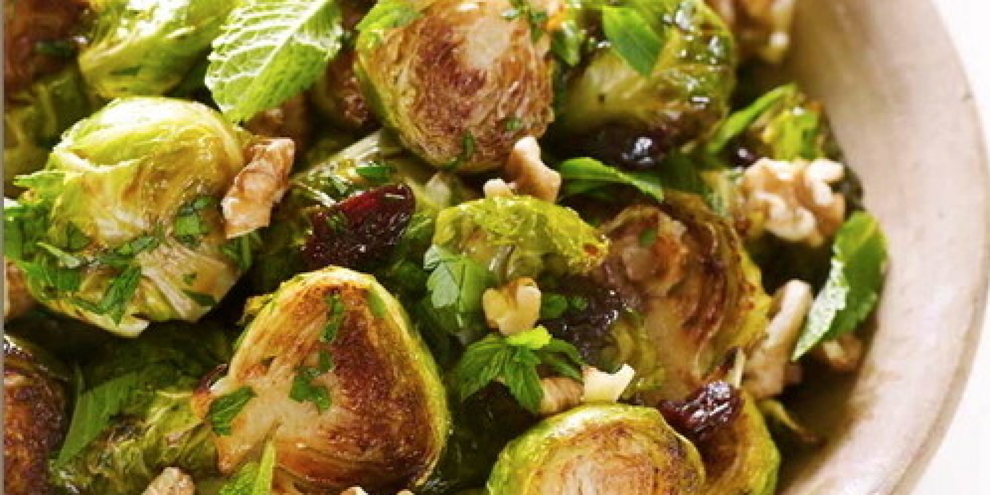 Dressing up Roasted Brussels Sprouts for the Thanksgiving Table | HuffPost