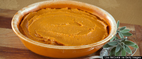 mashed sweet potatoes