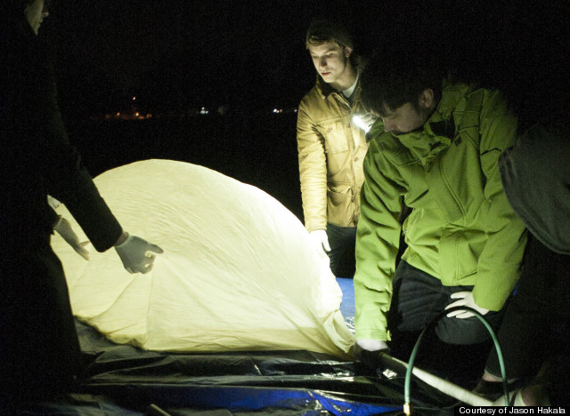 weather balloon prep