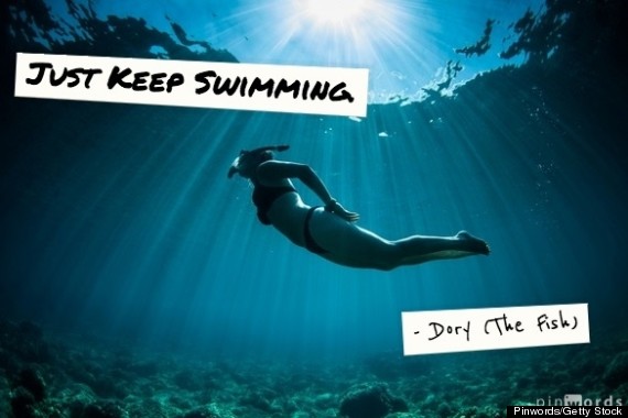 just keep swimming quote