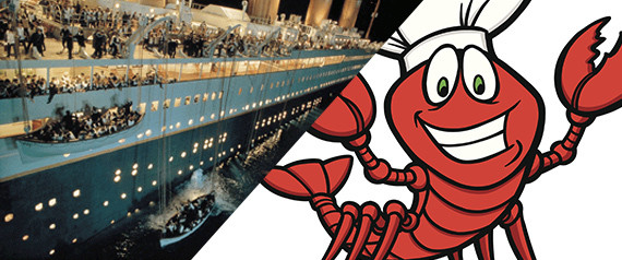 titanic sinking lobsters