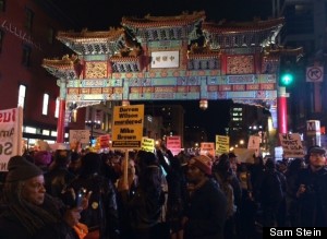 protest chinatown