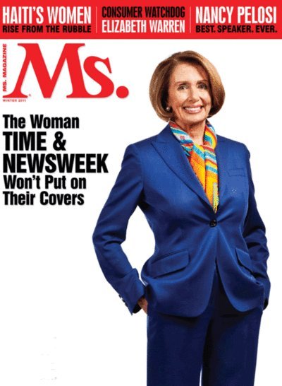 Ms. Magazine Pelosi Cover Takes A Dig At Time And Newsweek (PHOTOS ...