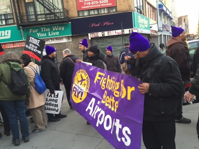 airport workers