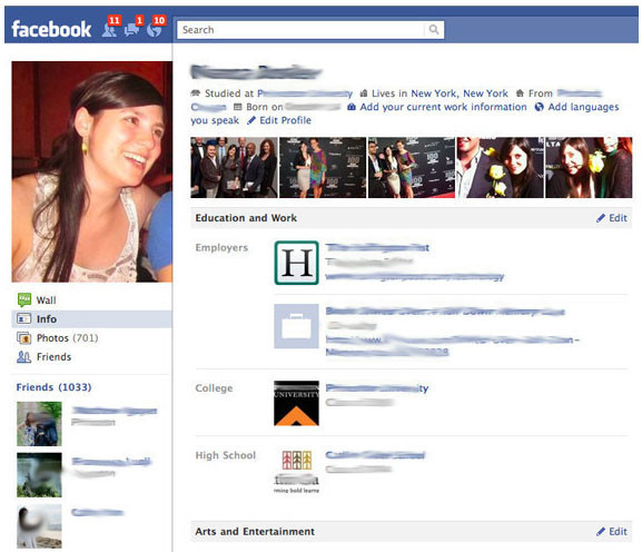 New Facebook  Profiles  Unveiled PICTURES See The 