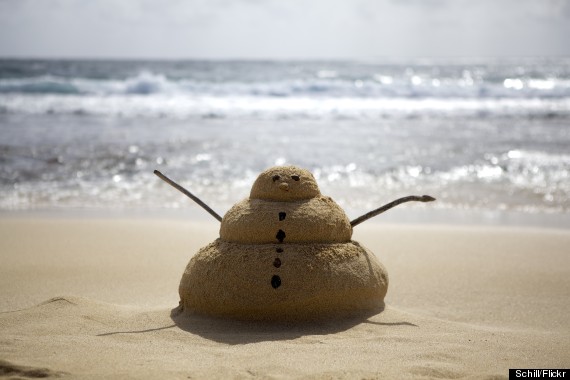 sand snowman