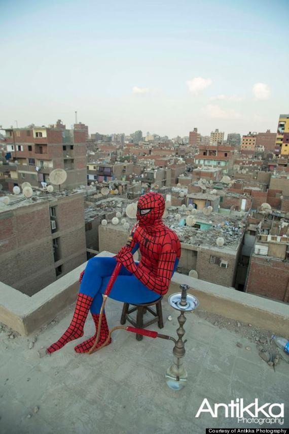 spiderman egypt