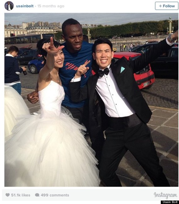 usain bolt wedding