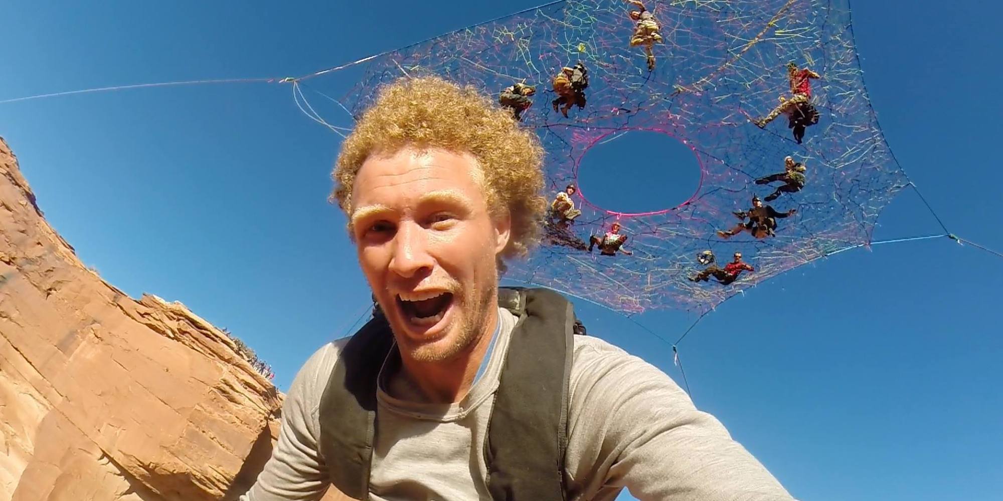 These Guys Built A Giant Hammock 400ft Above The Utah Desert | HuffPost UK